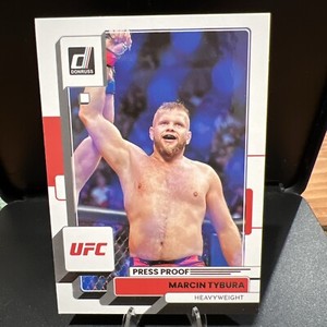 2023 Panini Donruss UFC Marcin Tybura Press Proof Silver #65