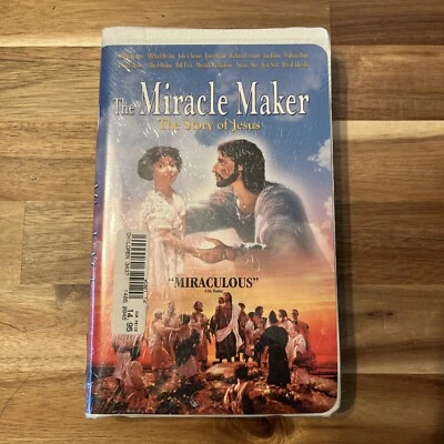 VHS JESUS MIRACLE MAKER The Miracle Maker The Story Of Jesus 1999 SAF Film  NEW - Image 1 of 4
