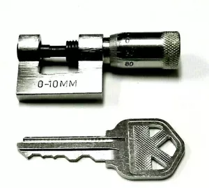 Mini Micrometer 10mm Small Micrometer Pocket Size Metric 0-10mm x 0.01mm - Picture 1 of 10