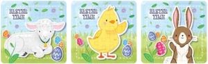 Easter Time Jigsaw Puzzle Chick Lamb Bunny Party Bag Fillers Toy Boys Girls UK - Picture 1 of 6