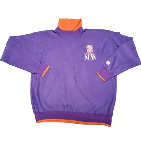 Vintage The Game Phoenix Suns Turtleneck Sweatshirt Sweater Size XL VTG Cover