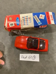 Jo-Han Box Johan mit 1984 Korvette rot schönes Promo Modell - Bild 1 von 8