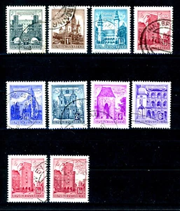 Austria_1958 Mi.Nr. 1044-1054 Obras_01 - Imagen 1 de 1