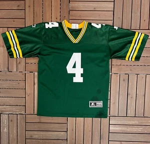 Green Bay Packers Brett Favre Vintage Starter Jersey Size Youth Medium - Picture 1 of 8