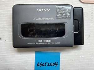 SONY WALKMAN WM-EX633 Cassette Player Black (READ) From Japan - Picture 1 of 4
