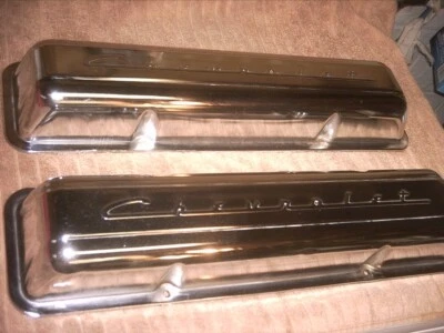 67 CUBIERTAS CAMARO Z28 CHEVELLE HI-PERF 327 'CHEVROLET' CROMADAS VLV 'O' ESTAMPADAS Foto 1 de 4