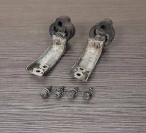 1990-1996 Nissan 300ZX Z32 2+0 Middle Exhaust Hanger Brackets Pair Set OEM 141 - Picture 1 of 4