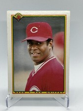 1990 Bowman Tiffany Cincinnati Reds Baseball Card #60 Ken Griffey Sr.
