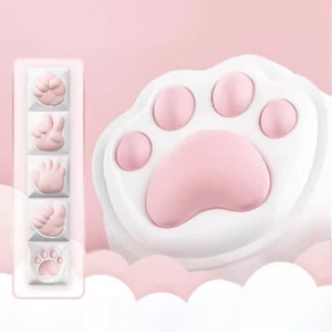 Kawaii Cute Soft Silicone Cat Paws Corgi Buttock OEM ABS Keycap - Afbeelding 1 van 18