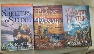 Jean M Auel - 3 First Editions, One Signed (Mammoth Hunters) All HC W/DJ - Picture 1 of 13