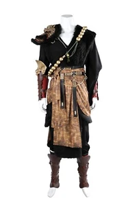 Games Black Myth Cosplay Costume Halloween Outfit Party Silk Robe for men - Picture 1 of 13