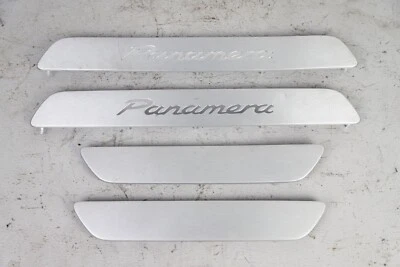 Juego de molduras de umbral de puerta delantero izquierdo derecho yamp; placa de desgaste trasera Porsche Panamera Foto 1 de 4