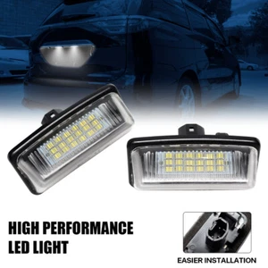 White LED License Plate Lights For Toyota Crown S180 Corolla Vios Previa Crown - Imagen 1 de 9