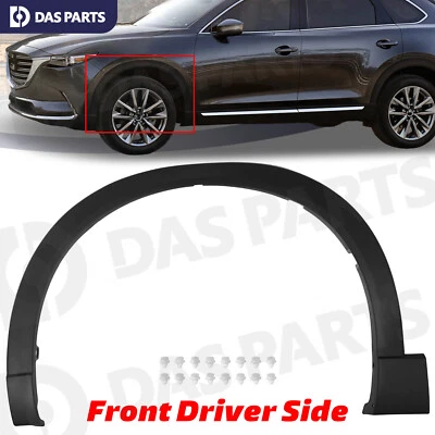 Front Left Driver Side Wheel Fender Flare w/Clips For 2016-2023 Mazda CX-9 CX9 Foto 1 de 4
