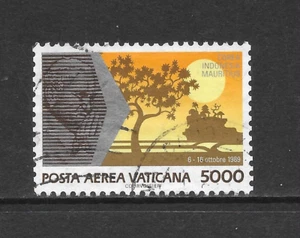 VATIKANSTADT SCOTT C91 GEBRAUCHT SEHR GUTER ZUSTAND - 1990 5000L MEHRFARBIGE LUFTPOST AUSGABE - Bild 1 von 2