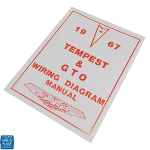 GTO LeMans Tempest 1967 diagrama de cableado manual - nuevo - Imagen 1 de 1