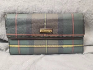Cartera Lauren Ralph Lauren para mujer/verde estilo 9219052 triple - Imagen 1 de 9