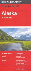 State Map of Alaska, Easy To Read!, by Rand McNally - 2023 edition - Picture 1 of 2
