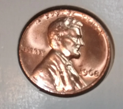 1968 Lincoln Memorial Cent  P - BU - Uncirculated Cover