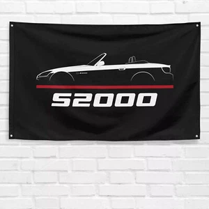 Bandera de regalo de cumpleaños para Honda S2000 1999-2009 Enthusiast 3x5 ft - Imagen 1 de 1
