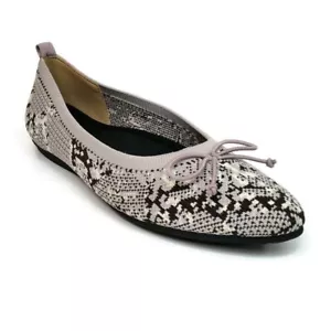 Scarpe basse da balletto lavabili a maglia Vince Camuto taglia 9 stampa serpente - Foto 1 di 10