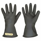 ANSELL CLASS 00 B 11 Electrical Insulating Gloves 00 Class Black Size 8 Small