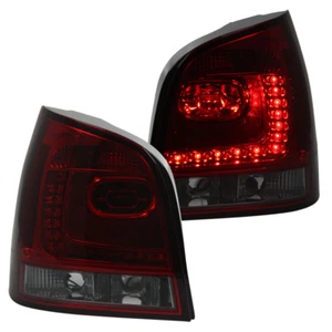 LED Rückleuchten Heckleuchten Set 6R Optik für VW Polo 9N3 Bj. 05-09 Rot/Smoke - Bild 1 von 4