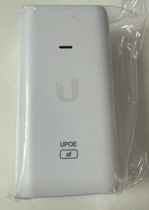 Wtryskiwacz Ubiquiti PoE U-POE-AF Gigabit Power Over Ethernet 802.3af 48V Oryginalny - Zdjęcie 1 z 3