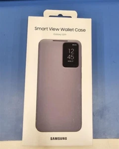 Coque portefeuille Samsung Galaxy S24+ (Plus) Smart View - Violet - Photo 1 sur 5