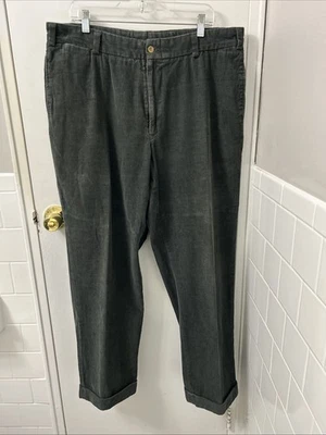 Bills Khakis M2 Pants Mens Sz 38x31 Gray Corduroy Made In USA YKK Cuffed - Image 1 of 4