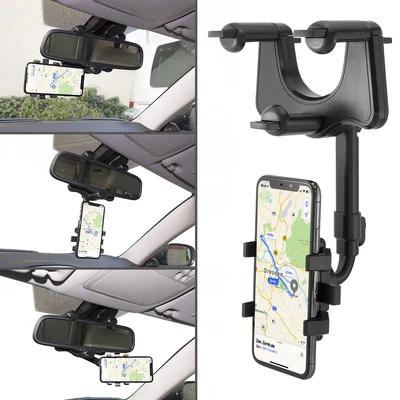 Autohalterung Rückspiegel Handy Auto Halterung KFZ Halter Spiegel Smartphone - Bild 1 von 4