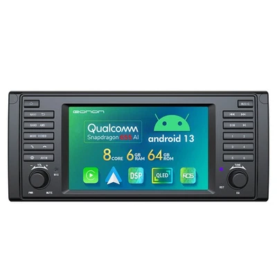 For BMW E39 1996 528i Android 13 6+64 7" CarPlay Car Radio GPS Navigation Stereo - Image 1 of 4