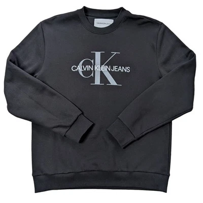 Calvin Klein CK Women's Crew Neck Logo Sweatshirt Black - Image 1 of 4