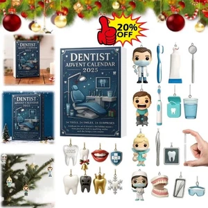 2025 Dentist Advent Calendar – 24 DaysChristmas Countdown with Dental O-rnaments - Picture 1 of 17