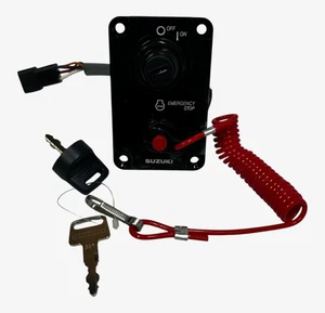 Suzuki 67000-98JM5 , Outboard Single Engine Ignition Key Switch Panel - Picture 1 of 5