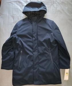 Calvin Klein - Men's Large Infinite Stretch Navy Hooded Lined Jacket - CM324682 - Picture 1 of 7