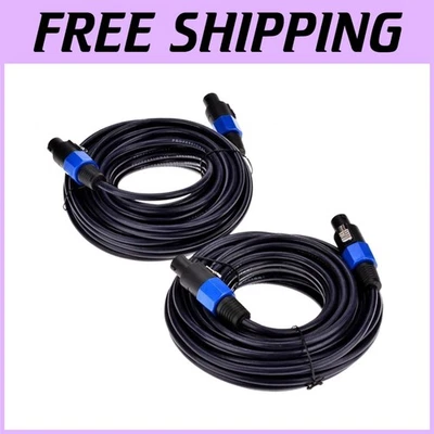 Durable DJ Speaker Cable Wire - 100ft 12AWG - 2 Conductor - Image 1 of 4