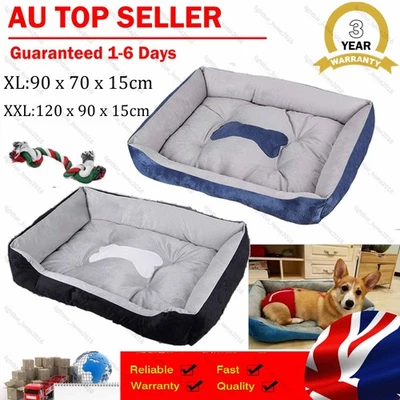 Pet Bed & Mat Combo: Extra Large, Comfortable, Machine-Washable for Cats and Dog - image 1 of 4