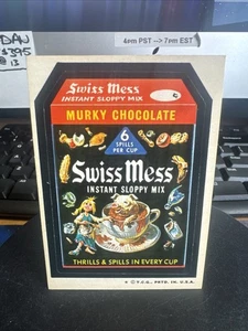 Swiss Miss Cocoa 1973 Series (Vintage Wacky Pack Cards, Topps) - Picture 1 of 9