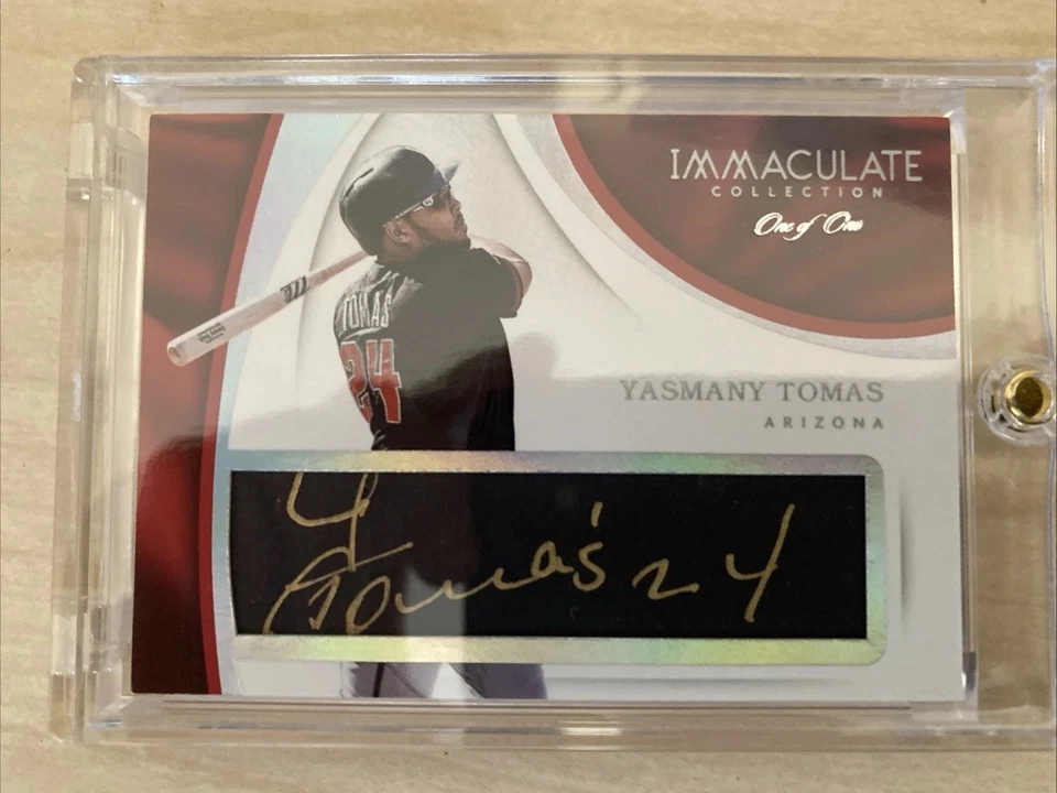 1/1 2017 Yasmany Tomas Panini Immaculate Collection AU,MEM — 第 1/3 张图片