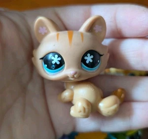 Authentic Littlest Pet Shop #649 Crouching Kitty Kitten Cat / Original LPS - Picture 1 of 2