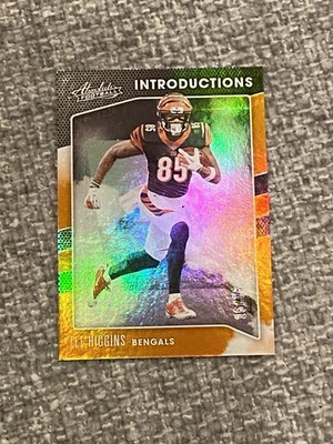#’d /75 - 2020 Absolute Introductions Spectrum Orange Tee Higgins Bengals RC PWE - Image 1 of 3