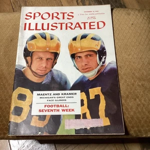Sport Illustrierte mit Etikett Michigan. Maentz und Kramer 12. November 1956. - Bild 1 von 3