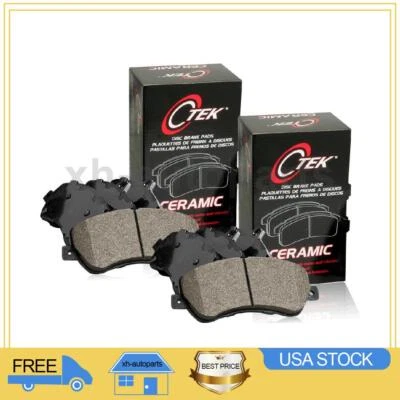 Fits 1992 1993 1994 1995 1996 Mitsubishi Montero 2X Front Rear C-Tek Brake Pads - Image 1 of 4