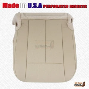 2015 2016 2017 Ford Expedition - Driver Bottom Perforated Vinyl Seat Cover Tan - Picture 1 of 10