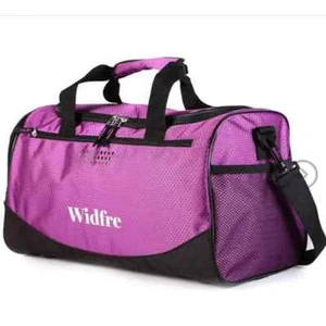 Purple gym travel duffle bag Widfre - Picture 1 of 5