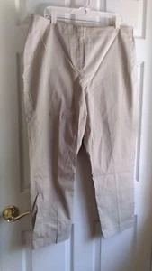 J. JILL Sze 16W short pants Cashew Tan Brown NEW $89 Cotton Spandex - Picture 1 of 6