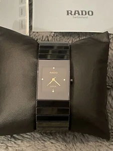 RADO JUBILE WATCH SCRATCHPROOF CERAMICA 111.0348.3 WITH GUARANTEE 1998 24MM - Picture 1 of 14