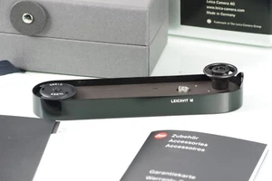 LEITZ LEICA 14009 LEICAVIT M Black Paint Excellent condition BOXED - Foto 1 di 8