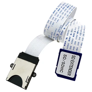 SD Card Extension Cable 25cm SDHC SDXC Linker Flex Wire Screw Mounting Adapter - Picture 1 of 7